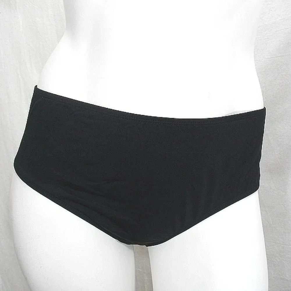 Liz Claibrone Plus Size Swim‎ Suit Bottom Brief 24W Black